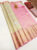 Parrot Design Kanjivaram Pure Wedding Silk Saree Cream Color w/ Blouse