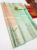Latest Design Big Border Kanjivaram Pure Wedding Silk Saree Cream White Color w/ Blouse