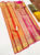 Kanjivaram Pure Wedding Silk Saree Fanta Orange Color w/ Blouse