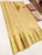 Latest Design Kanjivaram Pure Wedding Silk Saree Golden Color w/ Blouse