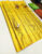 Kanjivaram Pure Wedding Silk Saree Golden Yellow Color w/ Blouse