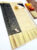 Trendy Leaf Design Kanjivaram Pure Wedding Silk Saree Indigo Blue Color w/ Blouse