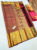 Unique Design Kanjivaram Pure Wedding Silk Saree Kumkum Red Color w/ Blouse
