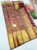 Latest Design Kanjivaram Pure Wedding Silk Saree Kumkum Red Color w/ Blouse