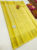 Beautiful Design Kanjivaram Pure Wedding Silk Saree Lemon Yellow Color w/ Blouse