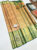 Kanjivaram Pure Wedding Silk Saree Light Orange Color w/ Blouse