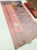 Unique Design Kanjivaram Pure Wedding Silk Saree Light Peach Color w/ Blouse