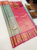 Beautiful Design Kanjivaram Pure Wedding Silk Saree Light Pista Color w/ Blouse