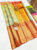 Big Border Kanjivaram Pure Wedding Silk Saree Light Pista Color w/ Blouse