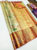 Unique Colorful Peacock Design Kanjivaram Pure Wedding Silk Saree Light Pista Color w/ Blouse