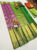 New Kanjivaram Pure Wedding Silk Saree Magenta Color w/ Blouse