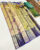 New Trendy Design Kanjivaram Pure Wedding Silk Saree Multi Color w/ Blouse
