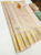 Kanjivaram Pure Wedding Silks Saree Off White Color w/ Blouse