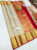 Kanjivaram Pure Wedding Silk Saree Off White Color w/ Blouse