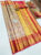 Parrot and Flower Design Kanjivaram Pure Wedding Silk Saree Off White Color w/ Blouse