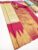 Temple Design Pure Kanjivaram Silk Saree Off White Color w/ Blouse
