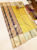 Unique Design Kanjivaram Pure Wedding Silk Saree Yellow and Brown Color w/ Blouse