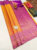Latest Design Kanjivaram Pure Wedding Silk Saree Orange Color w/ Blouse