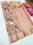 Girls Design Kanjivaram Pure Wedding Silk Saree Peach Color w/ Blouse