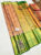 Kanjivaram Pure Wedding Silk Saree Peach Color w/ Blouse