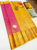 New Design Kanjivaram Pure Wedding Silk Saree Pink Color w/ Blouse