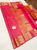Beautiful Design Kanjivaram Pure Wedding Silk Saree Pink Color w/ Blouse