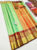 Latest Design Kanjivaram Pure Wedding Silk Saree Pista Green Color w/ Blouse