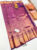 Kanjivaram Pure Wedding Silk Saree Purple Color w/ Blouse