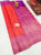 Kanjivaram Pure Wedding Silk Saree Red and Pink Color w/ Blouse