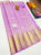 Trendy Design Kanjivaram Pure Wedding Silk Saree Rose Color w/ Blouse