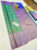 New Design Kanjivaram Pure Wedding Silk Saree Sapphire Green Color