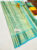 Unique Design Kanjivaram Pure Wedding Silk Saree Sky Blue Color w/ Blouse