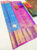 New Design Kanjivaram Pure Wedding Silk Saree Sky Blue Color w/ Blouse