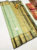 Latest Design  Kanjivaram Pure Wedding Silk Saree Teal Green Color w/ Blouse