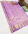 Annam Design Kanjivaram Pure Wedding Silk Saree Violet Color w/ Blouse