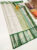 Silver Zari Work Kanjivaram Pure Wedding Silk Saree White Color w/ Blouse