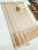 Copper Zari Work Kanjivaram Pure Wedding Silk Saree White Color w/ Blouse