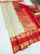 Latest Design Kanjivaram Pure Wedding Silk Saree White Color w/ Blouse