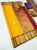 Trend Design Kanjivaram Pure Wedding Silk Saree Yellow Color w/ Blouse