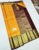 Latest Design Kanjivaram Pure Wedding Silk Saree Yellow Color w/ Blouse