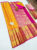 Unique Design Kanjivaram Pure Wedding Silk Saree Yellow Color w/ Blouse