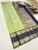 Beautiful Design Kanjivaram Pure Wedding Silk Saree Pista Color w/ Blouse