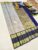 New Birds Design Kanjivaram Pure Wedding Silk Saree Sky Blue Color w/ Blouse