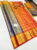Full Tissue Work Kanjivaram Pure Wedding Silk Saree Ink Blue Color w/ Blouse