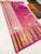 Kanjivaram Pure Wedding Silk Saree Light Rose Color w/ Blouse
