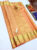 Latest Design Kanjivaram Pure Wedding Silk Saree Fanta Orange Color w/ Blouse
