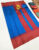 Latest Design Plain Mphoss. Saree Art Blue Color w/ Blouse