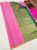 Checks Box Design Plain Mphoss Saree Art Silk Rose, Violet Color w/ Blouse