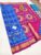 Beautyful Design Pure Soft Silk Saree Blue Color w/ Blouse