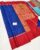 New Simple Design Pure Soft Silk Saree Ink Blue Color w/ Blouse